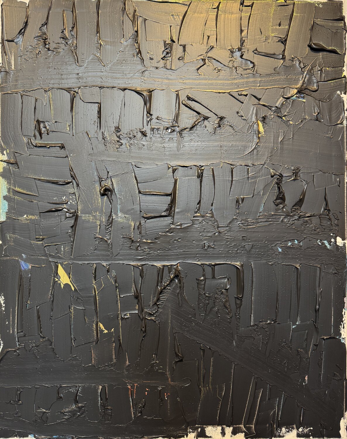 Dark light 3 David Utzon Original painting for sale