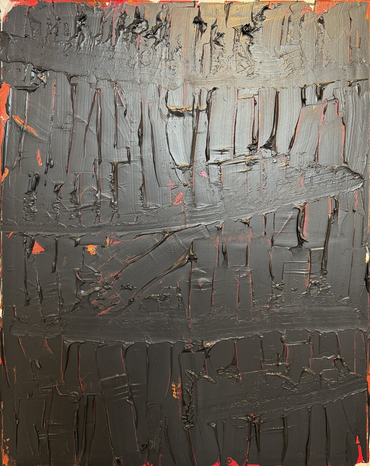 Dark light 5 David Utzon Original painting for sale