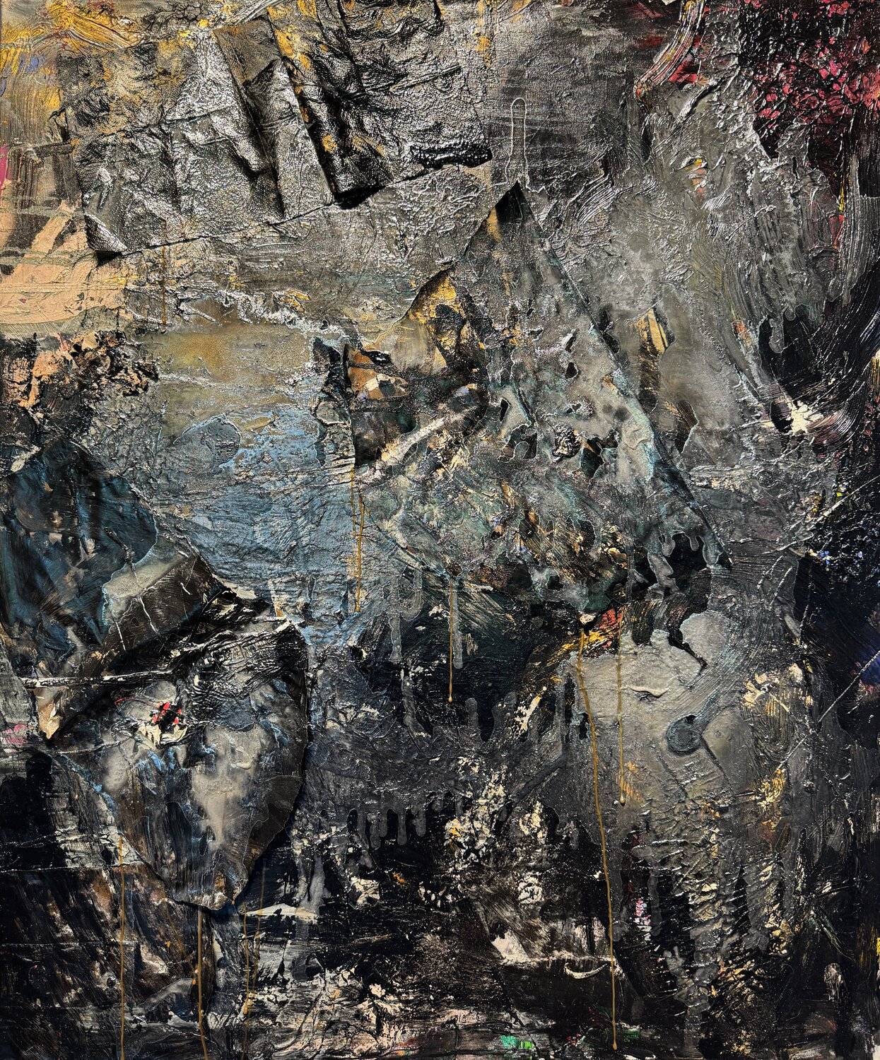 Mountain cloud 1 David Utzon Original painting for sale