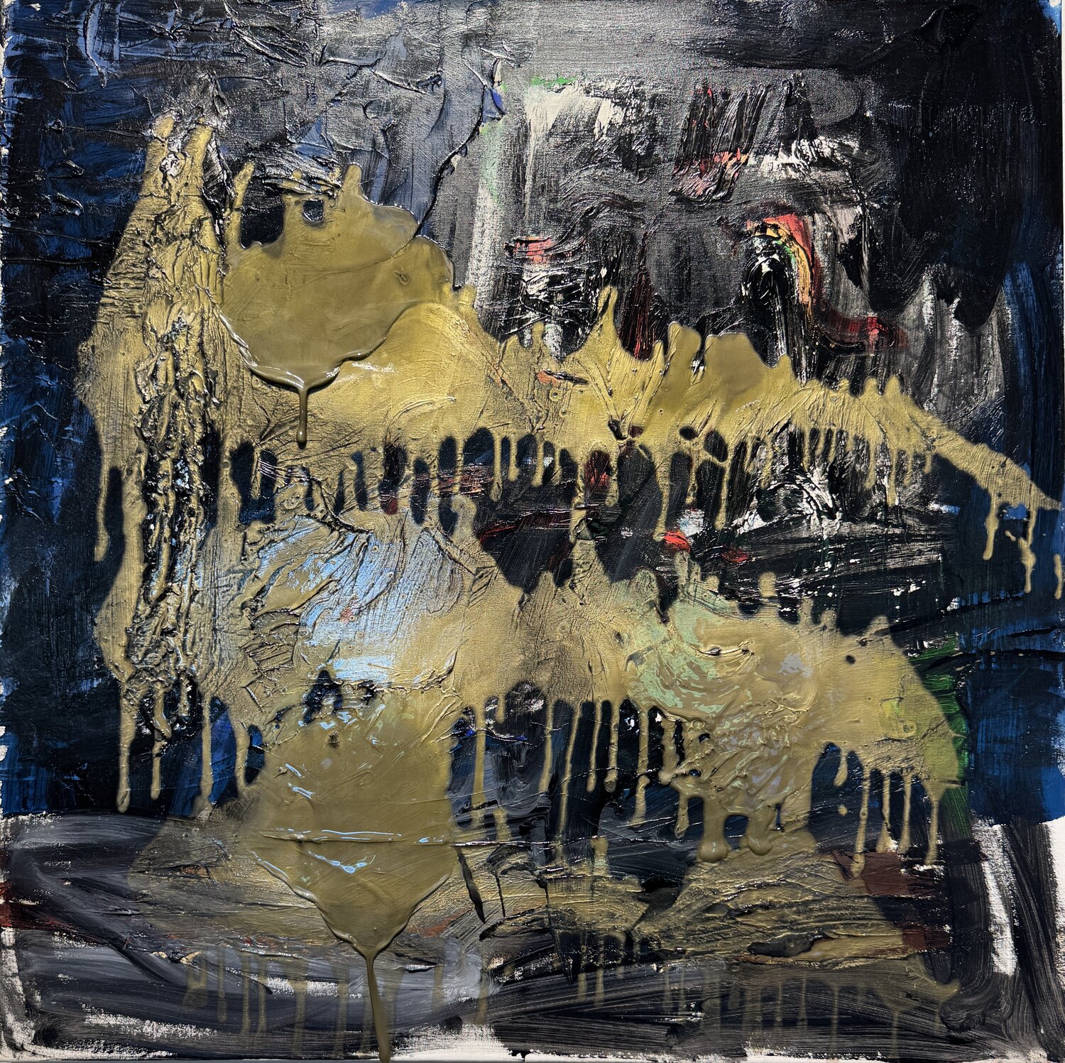 Valley of mist 1 David Utzon Original painting for sale