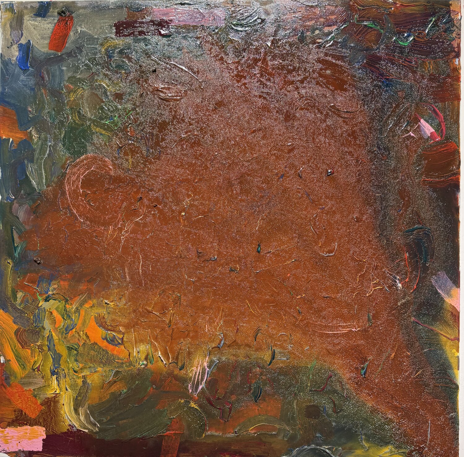 Rust 2 David Utzon Original painting for sale