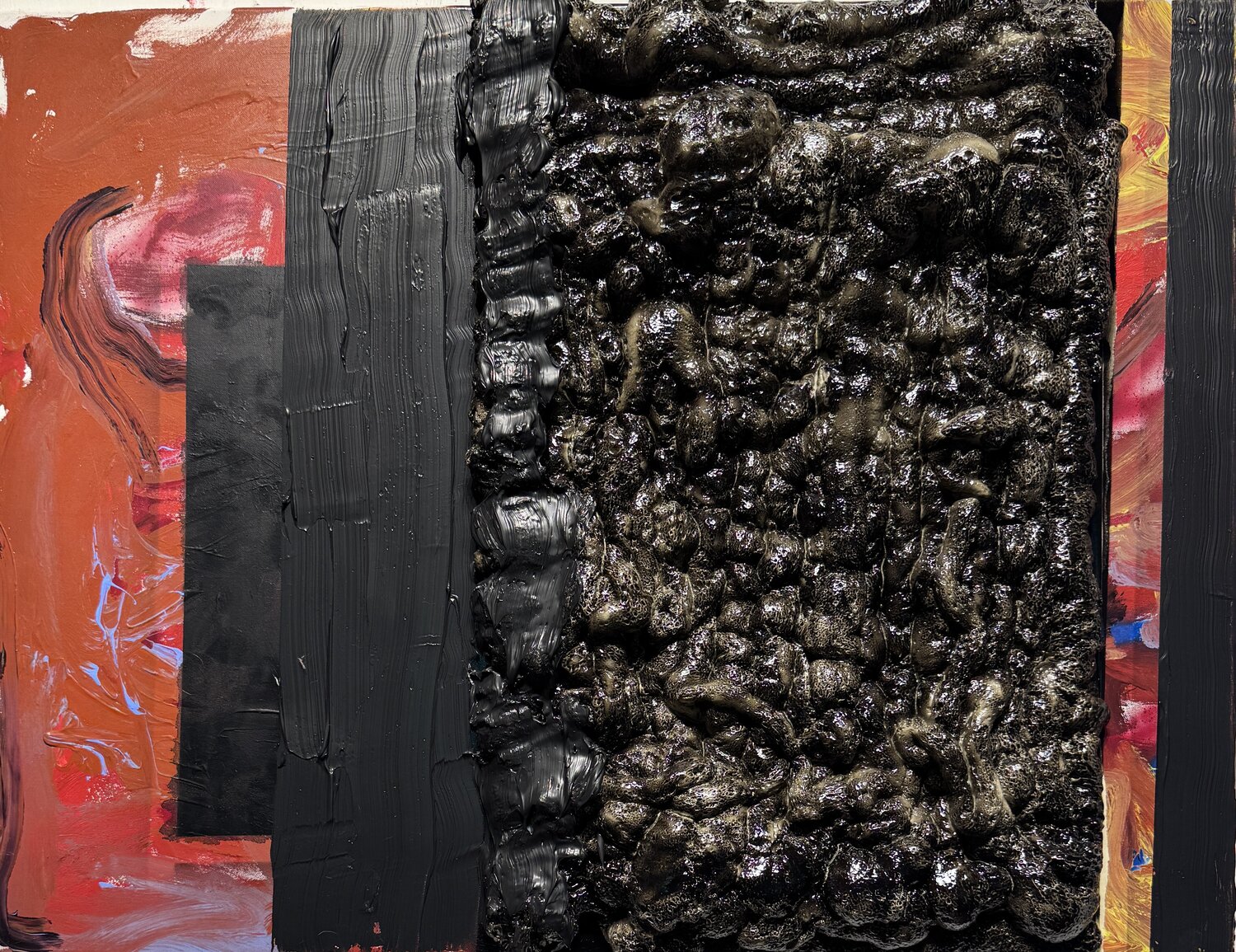 Danish granite 1 David Utzon Original painting for sale