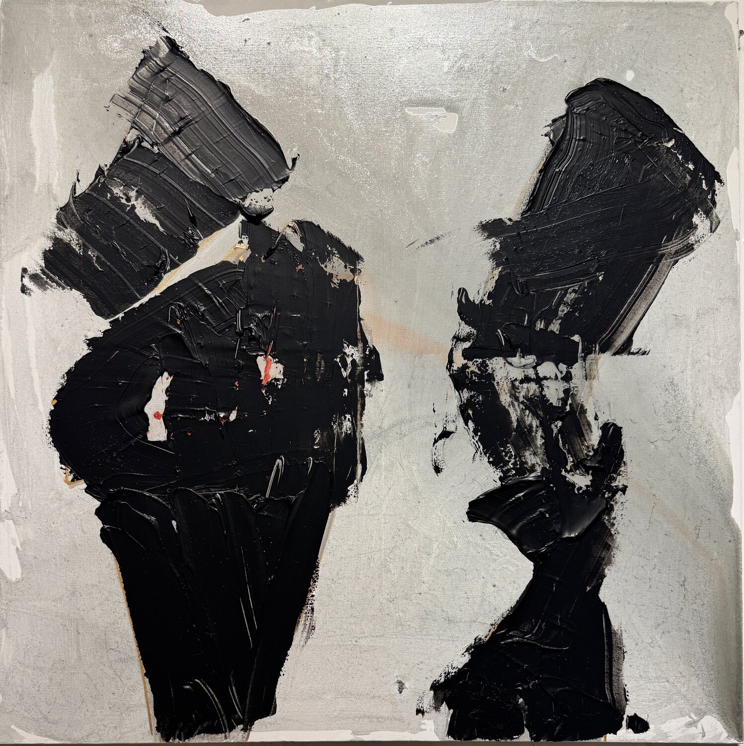 Battle for metal 2 David Utzon Original painting for sale