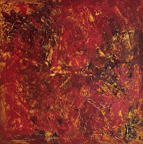 Ember State 80x80x2 cm by Exclusive Arts, Painting for Sale on Select