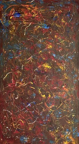Ember State 90x50x2 cm by Exclusive Arts, Painting for Sale on Select