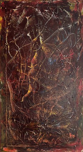 Ember State 90x50x2 cm by Exclusive Arts, Painting for Sale on Select