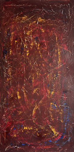Ember State 100x50x2 cm by Exclusive Arts, Painting for Sale on Select