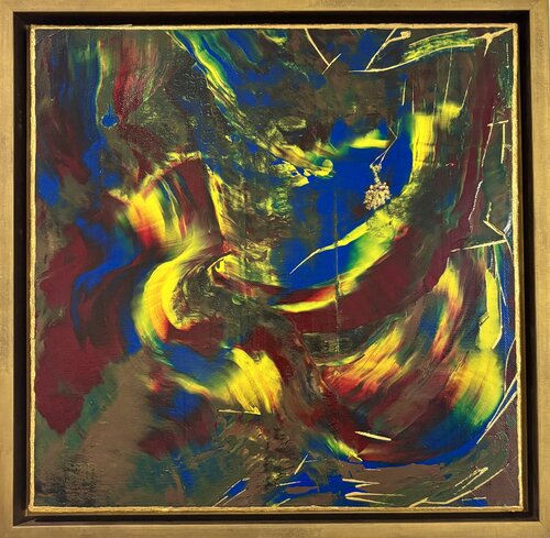 Summer Vibes 44x44x3 by Exclusive Arts, Painting for Sale on Select