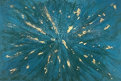 Galaxy 80x120x2 cm by Exclusive Arts, Painting for Sale on Select