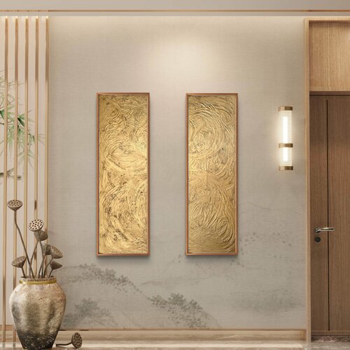 The Weight of Light Set of two 120x35x2 cm by Exclusive Arts, Painting for Sale on Select