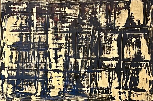 Gilded Grid by Exclusive Arts, Painting for Sale on Select