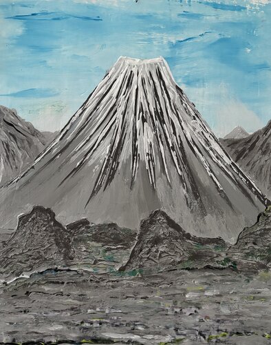 Fuji in Silence von Exclusive Arts, Malerei kaufen auf Select