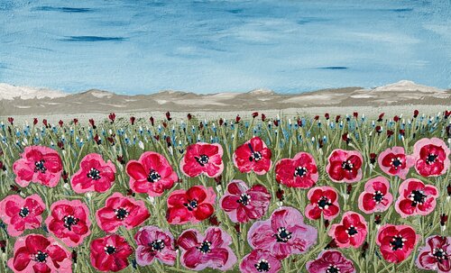 „Whispers of Wildflowers – Wenn die Natur erwacht“ von Exclusive Arts, Malerei kaufen auf Select