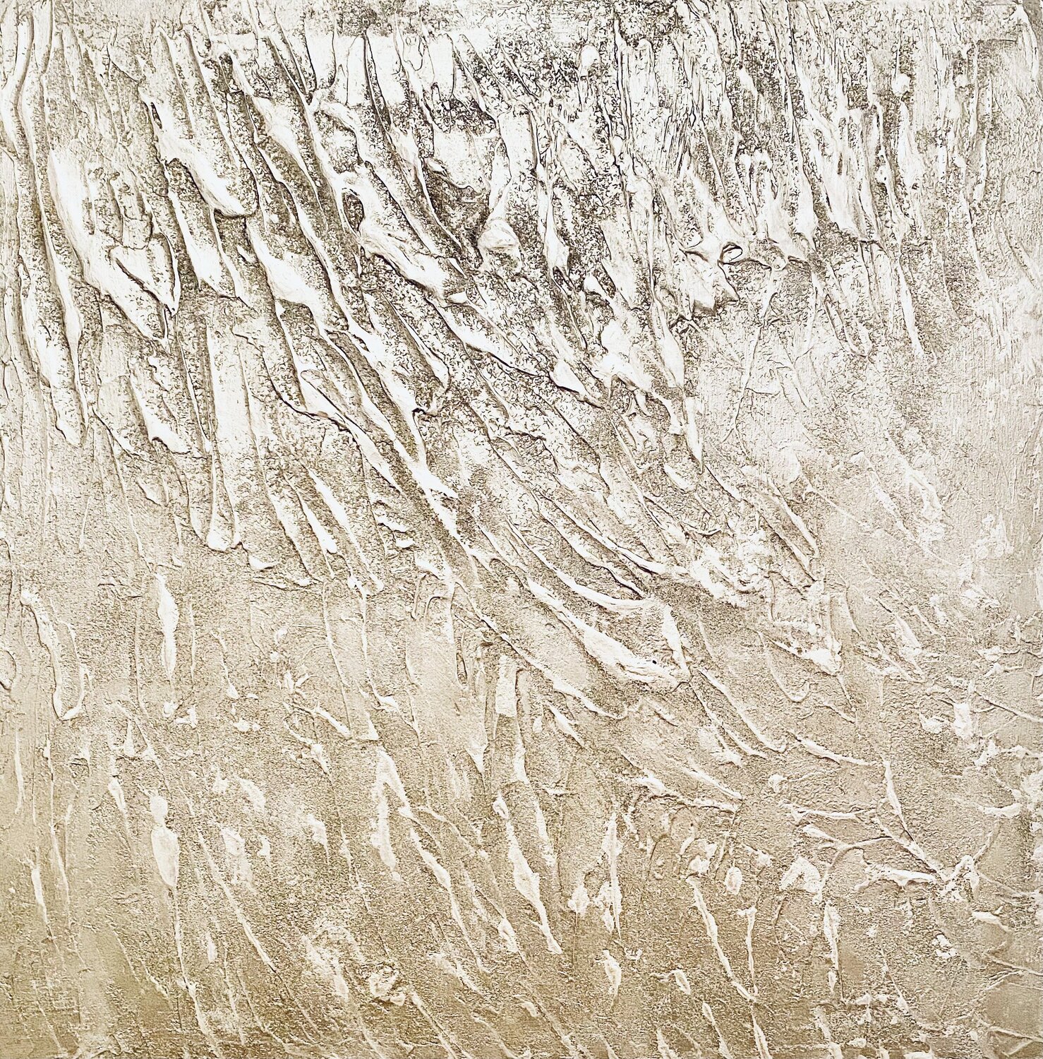 Silver Rain 80x80x4 cm Exclusive Arts Original painting for sale
