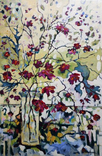 Offering in Bloom by Karnish Art, Painting for Sale on Select