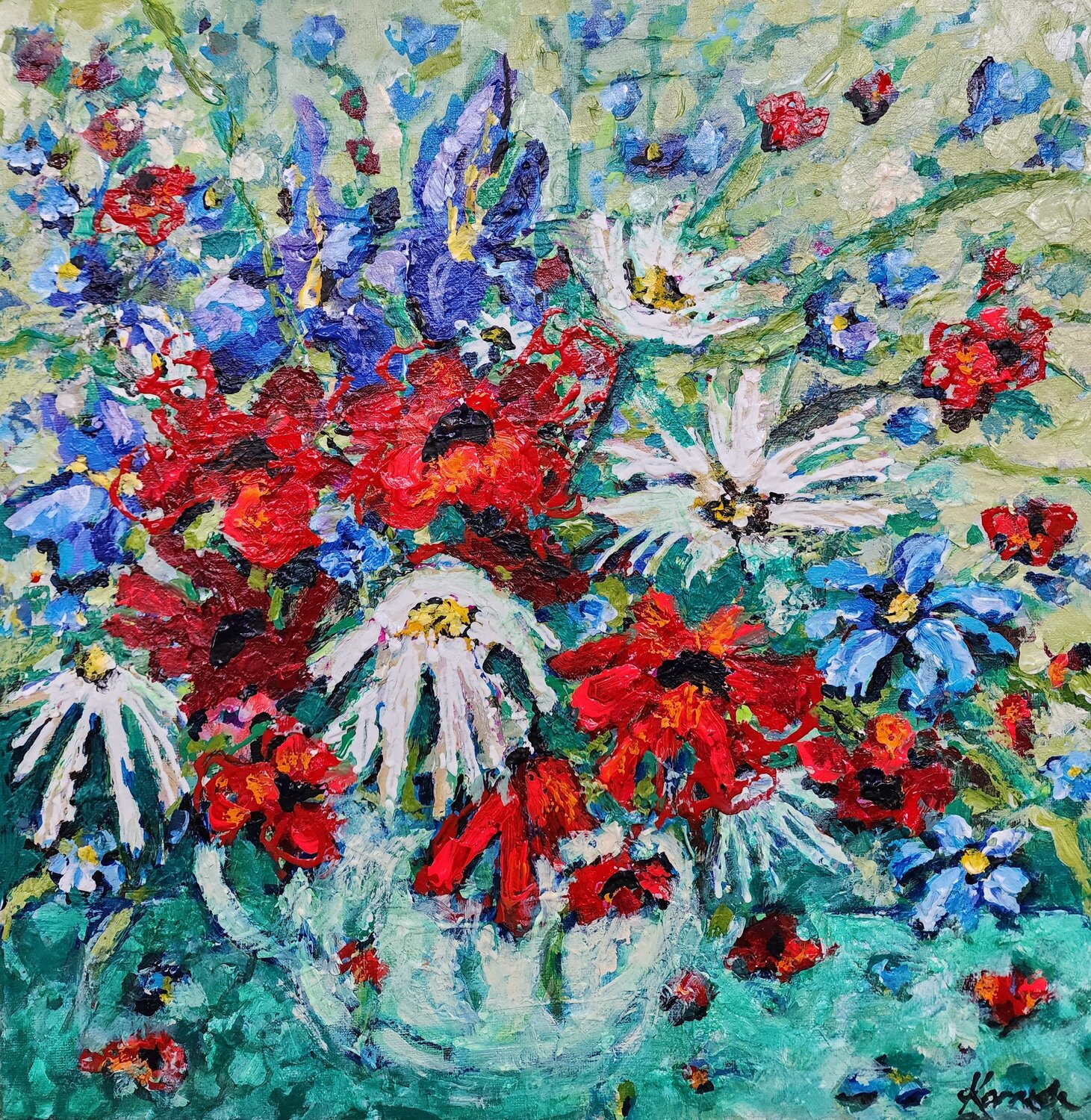 It's Beautiful Karnish Art Original painting for sale