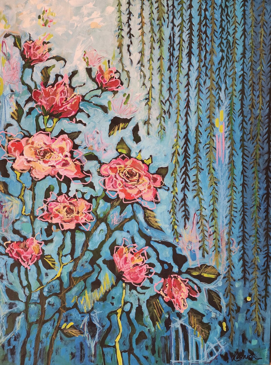 Flourish Now! Karnish Art Original painting for sale