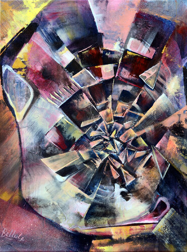 Aux éclats by Bellule Art, Painting for Sale on Select