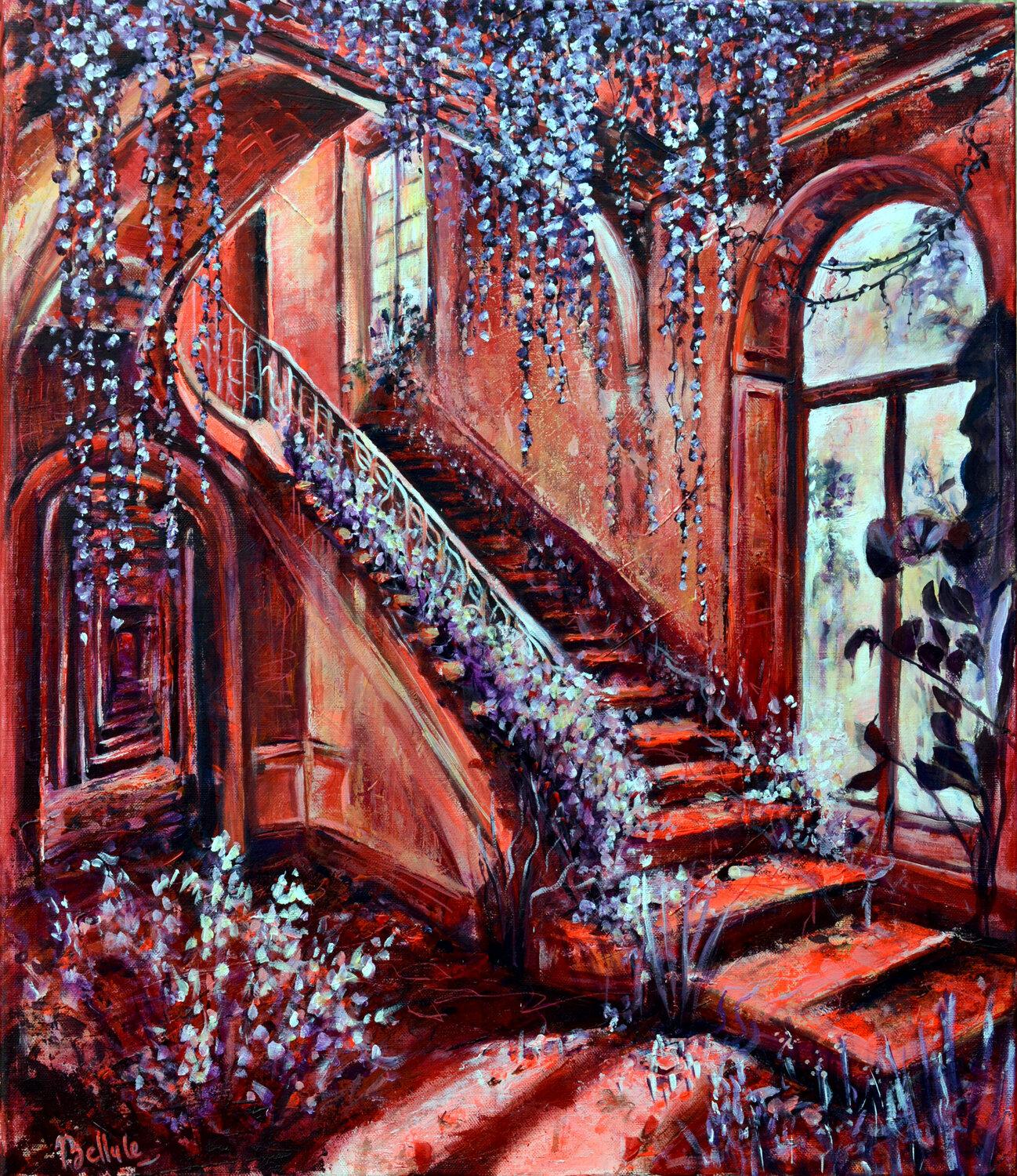 Redrooted Silence Bellule Art Original painting for sale