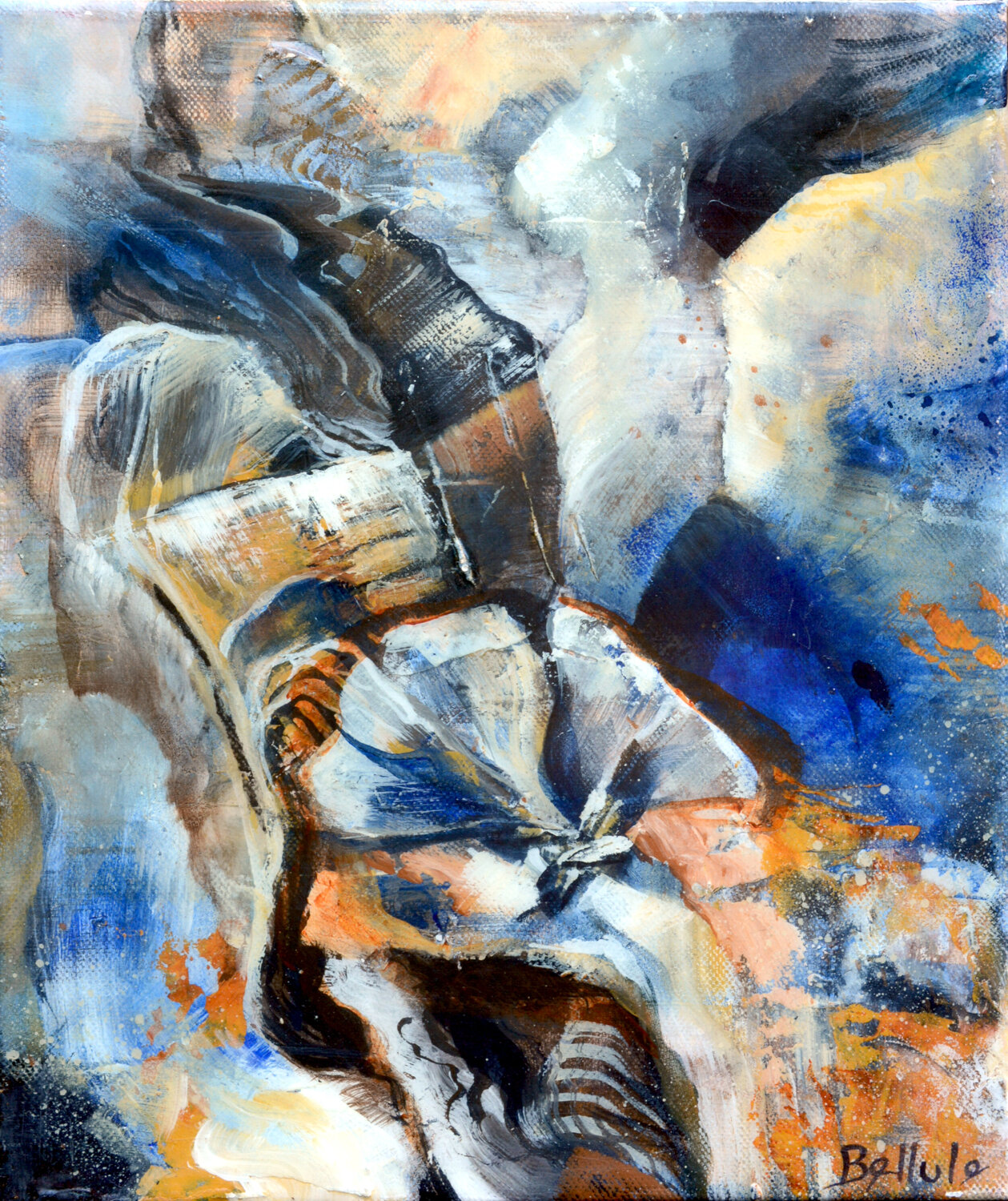 Eclosion Bellule Art Original painting for sale