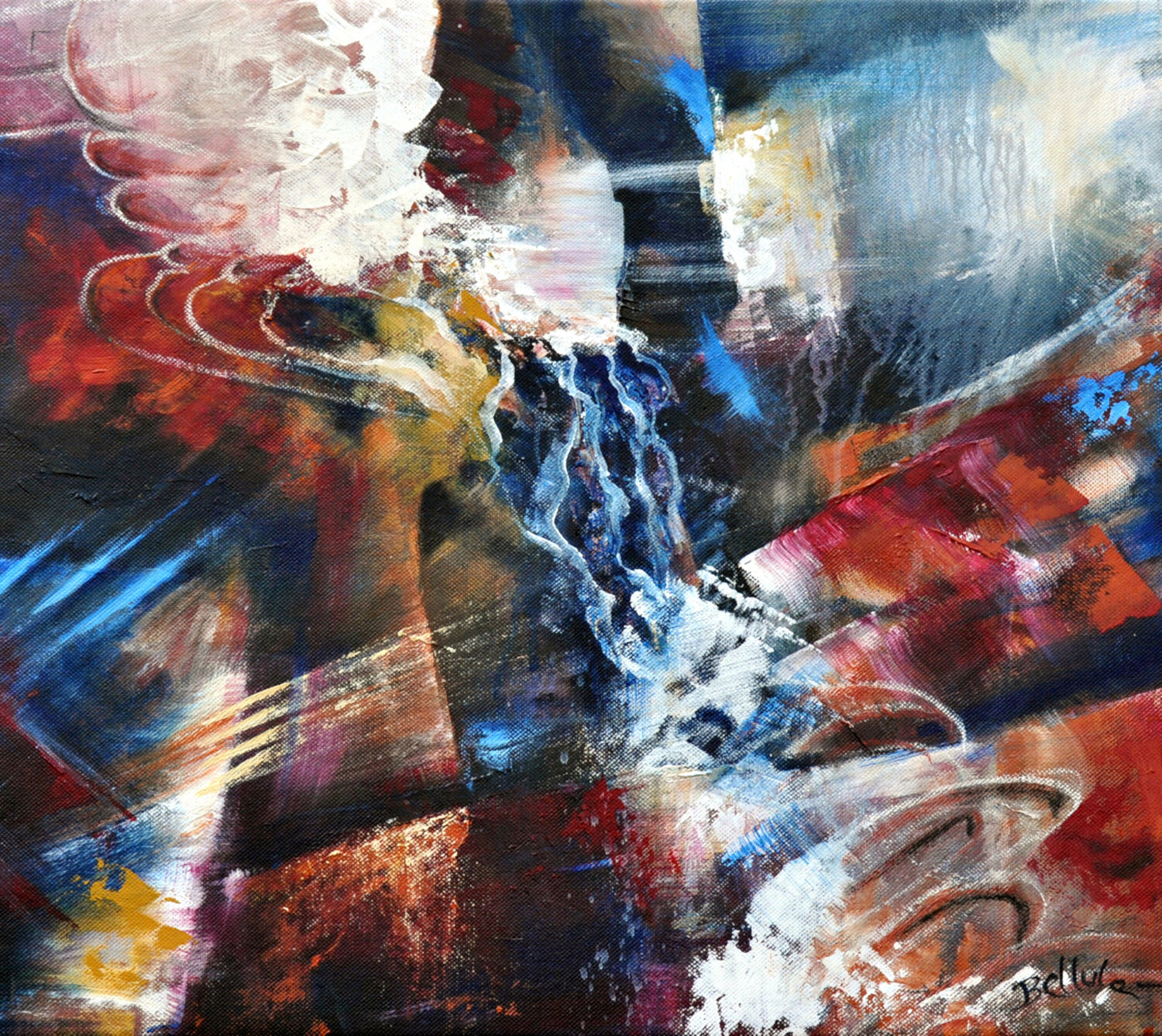 Cascade Bellule Art Original painting for sale