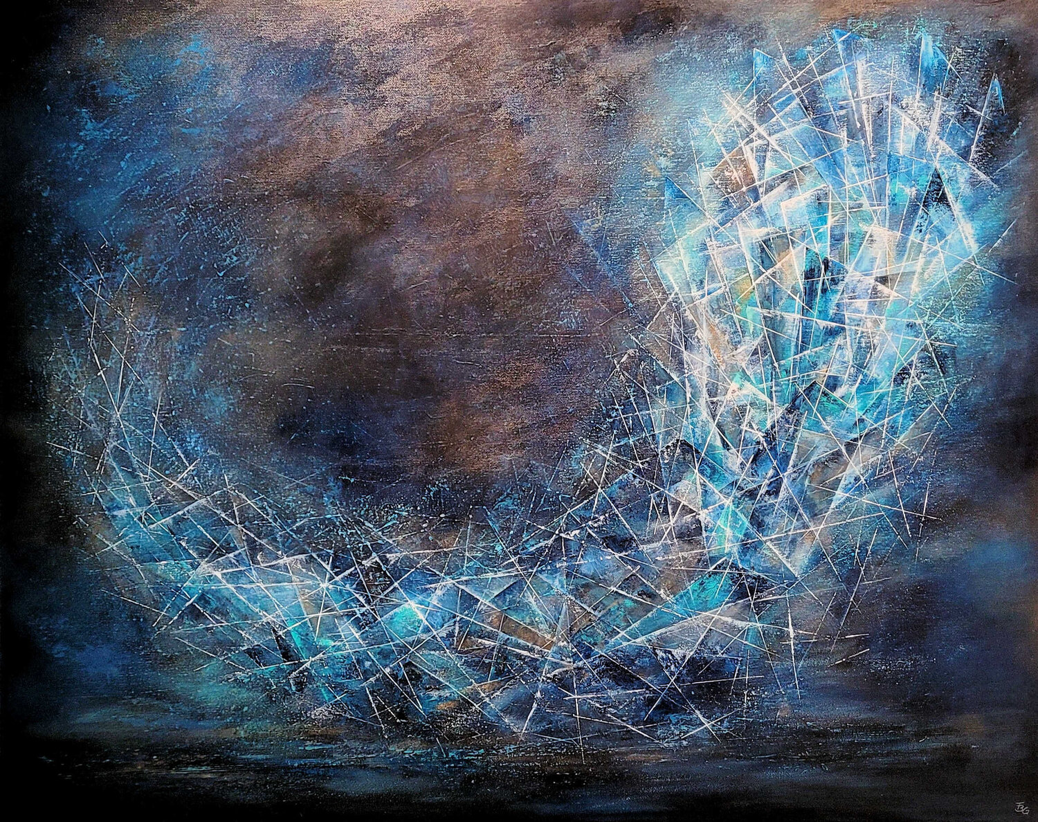 PASSENGERS Tanja Guntrum Original painting for sale