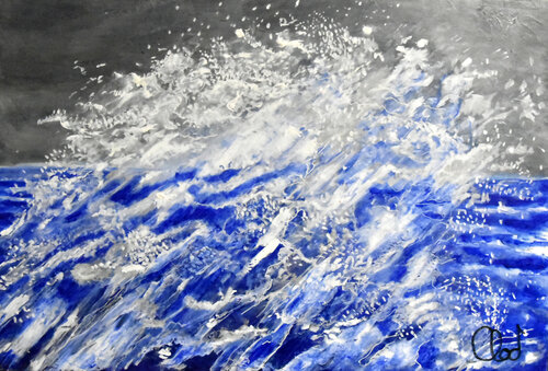 Vague by Claude de JOUVANCOURT, Painting for Sale on Select
