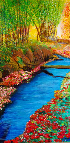 Ruisseau à Faux von Claude de JOUVANCOURT, Malerei kaufen auf Select