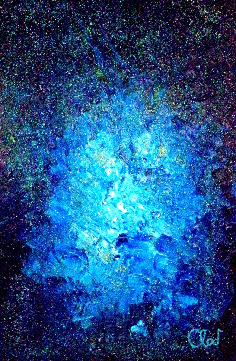 Rêve Bleu Claude de JOUVANCOURT Original painting for sale