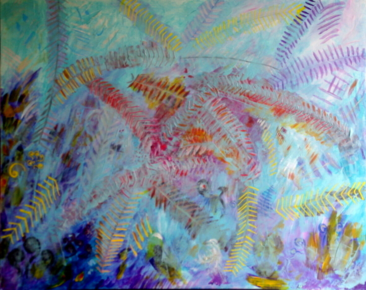 Fougères Claude de JOUVANCOURT Original painting for sale