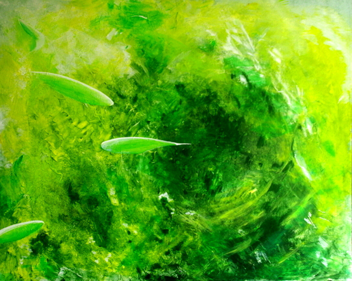 Poisvertsroa Claude de JOUVANCOURT Original painting for sale
