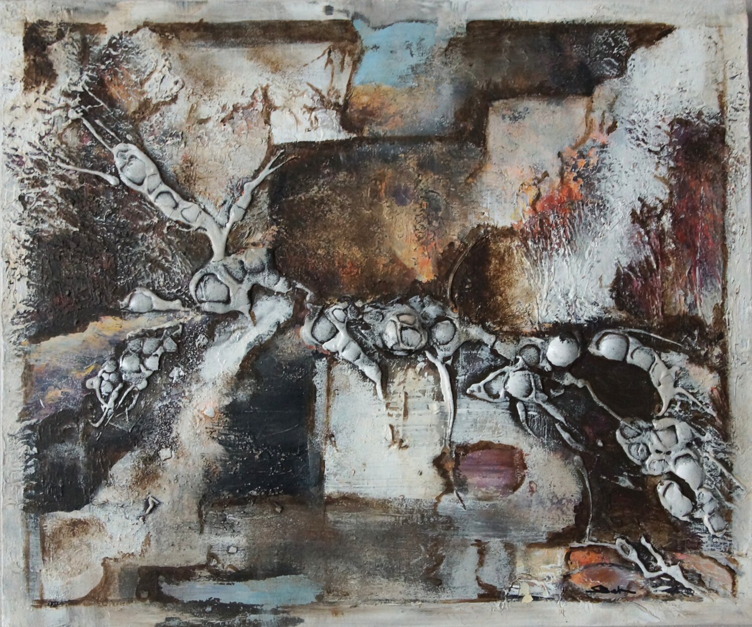 GUILT RIDDEN Sylvie BERTON Original painting for sale