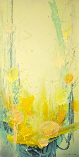 Aufblühen by Darko Lesjak, Painting for Sale on Select