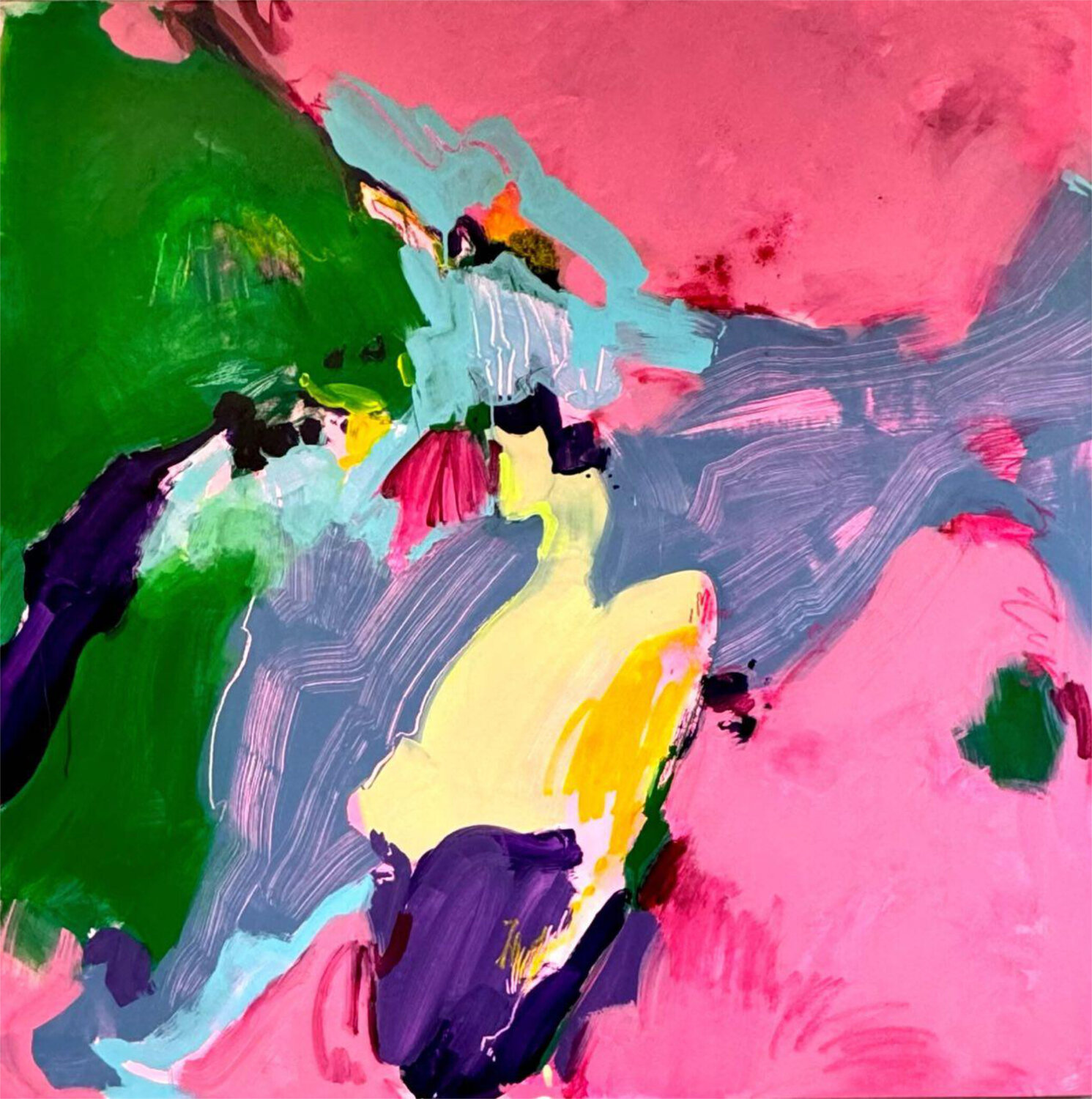 ENERGY OF CONTRAST Lenta Markevich Original painting for sale