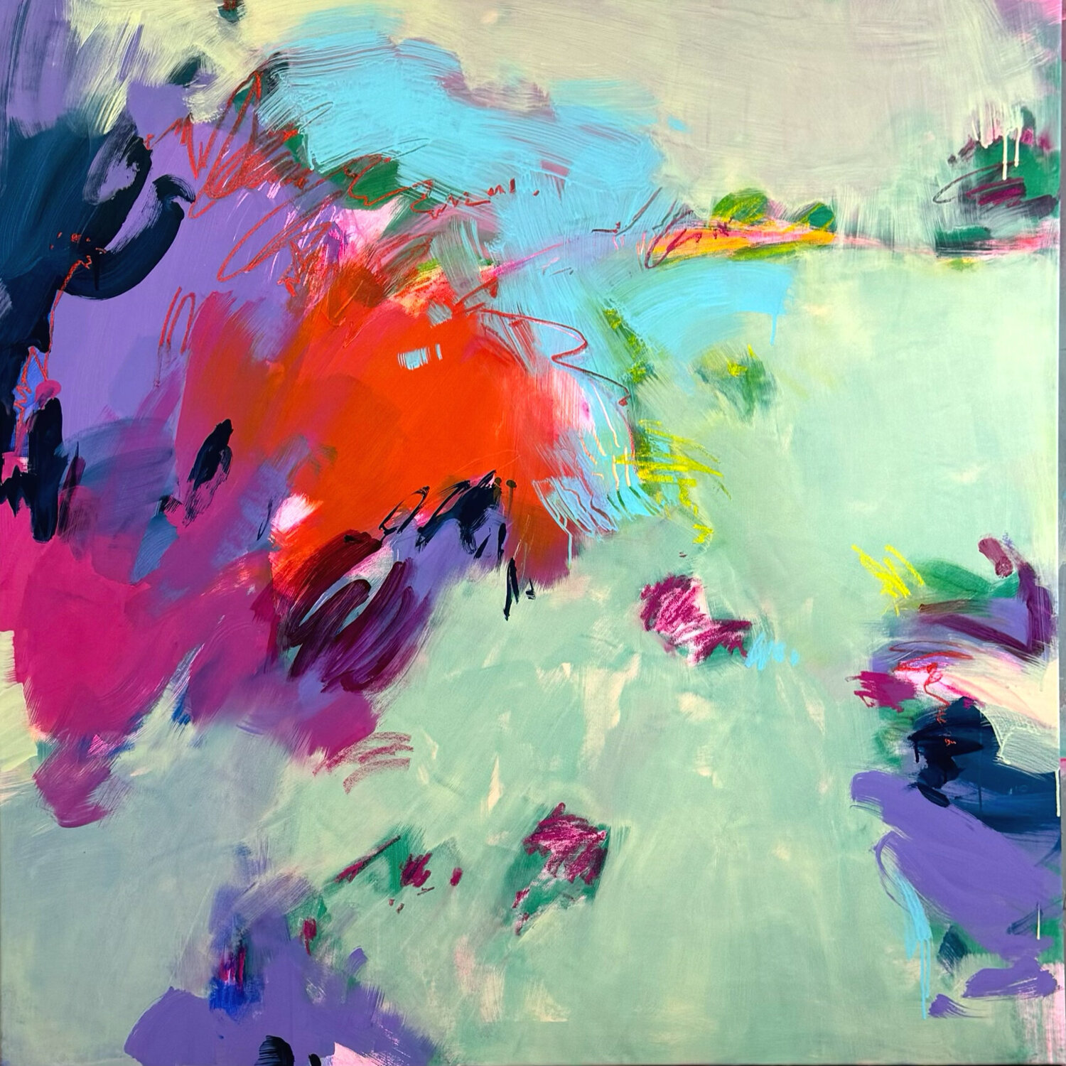 SOFT RELEASE Lenta Markevich Original painting for sale
