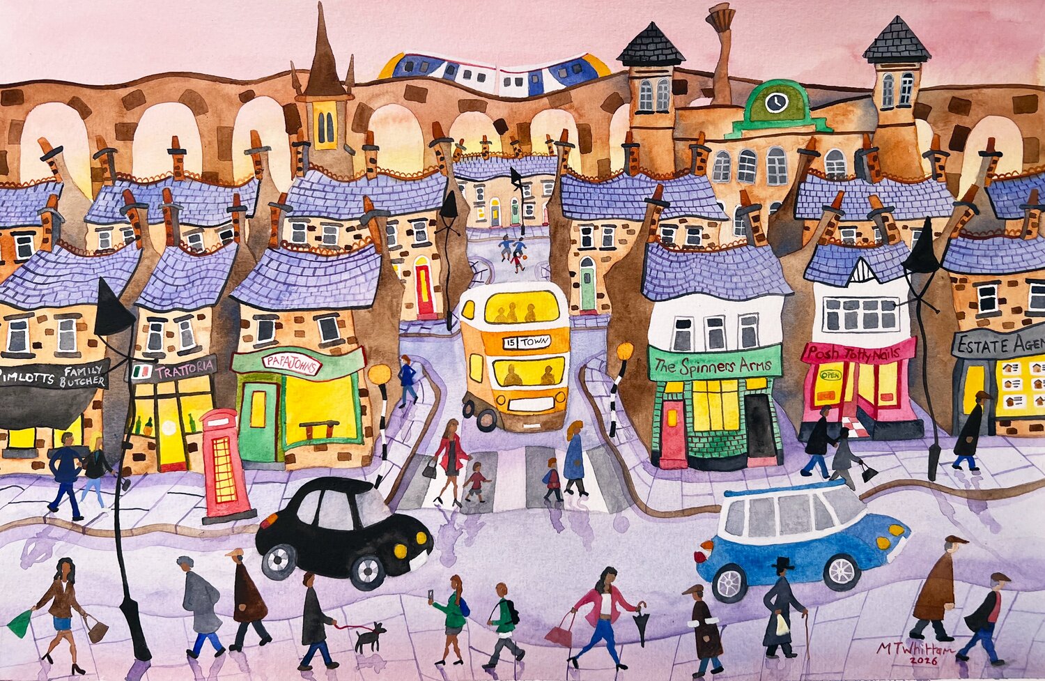 Northern Tapestry martin whittam Original painting for sale