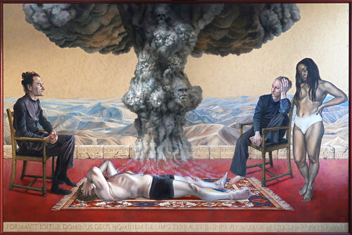 CREATION OF ADAM by Alex Bras, Painting for Sale on Select