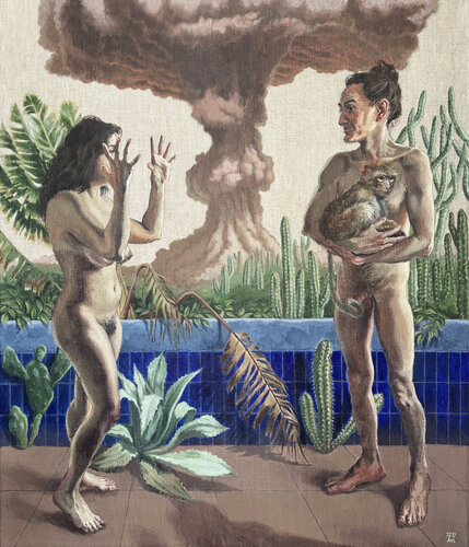 EVE&ADAM by Alex Bras, Painting for Sale on Select