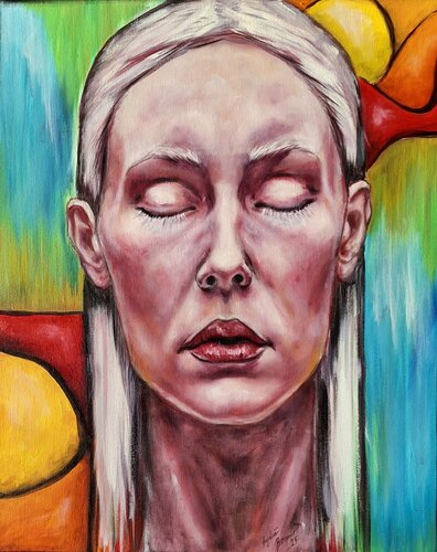 Meditation by Lydia Bogner, Painting for Sale on Select