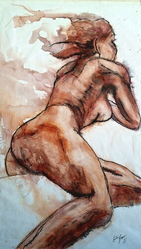 AKT 4 by Lydia Bogner, Painting for Sale on Select