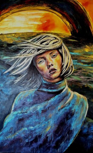 Frozen Silence by Lydia Bogner, Painting for Sale on Select