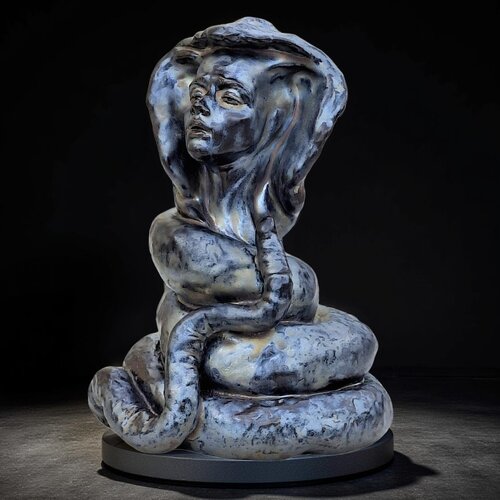 Mystic cobra by Lydia Bogner, Sculpture for Sale on Select