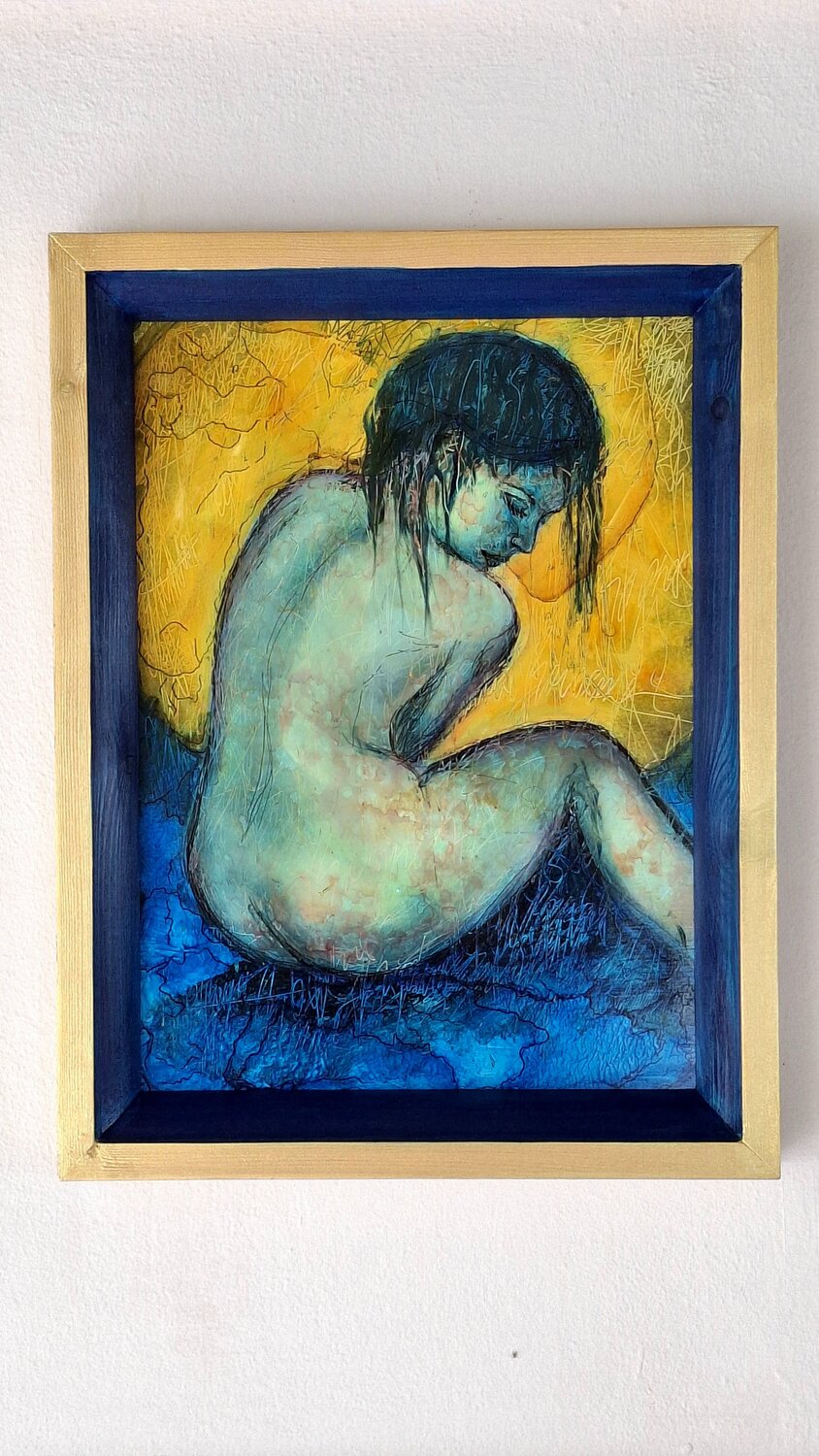 Akt 3 Lydia Bogner Original painting for sale