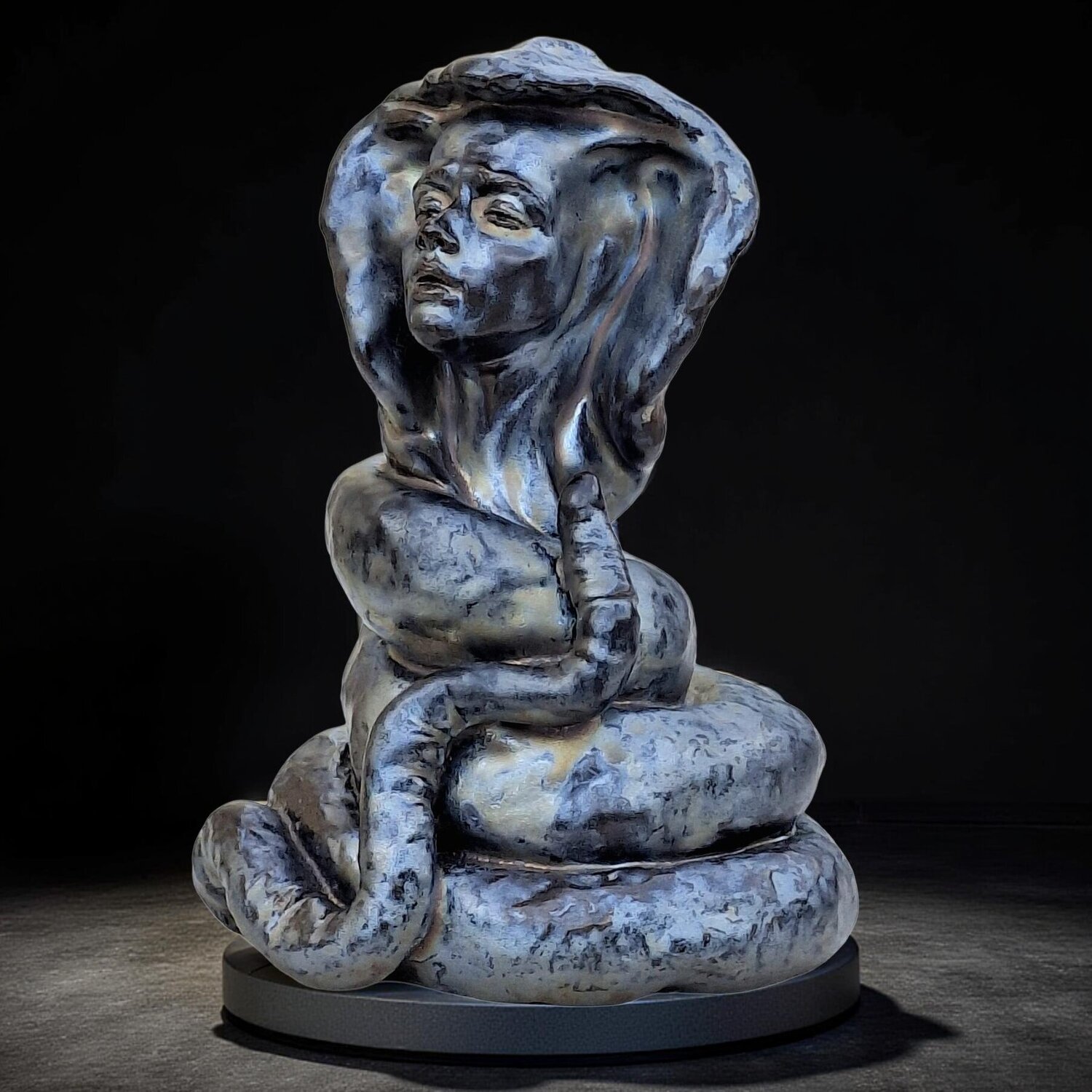 Mystic cobra Lydia Bogner Sculpture for sale