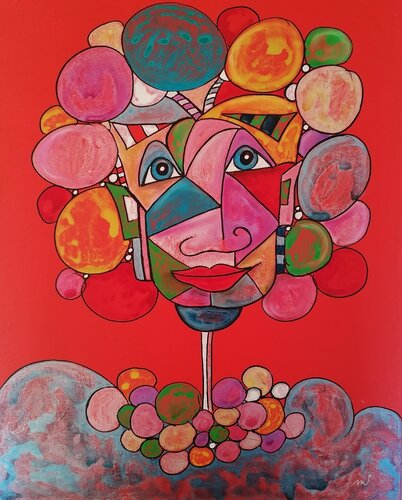 CHERIE by Christiane Martini, Painting for Sale on Select