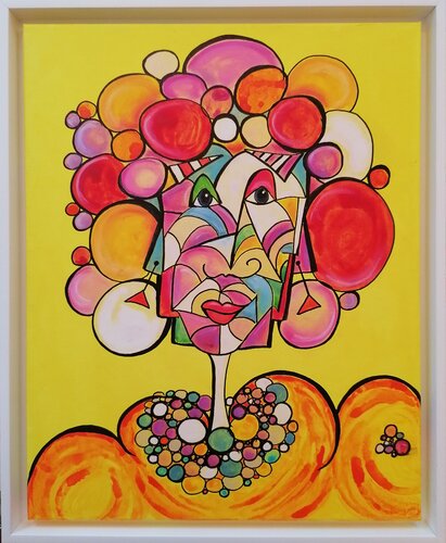 MADAME ORANGE by Christiane Martini, Painting for Sale on Select