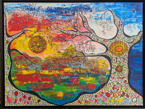 FANTASTIC VIEW by Christiane Martini, Painting for Sale on Select