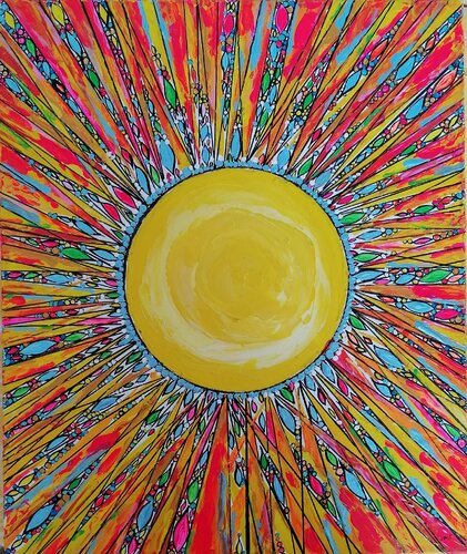 SHINE by Christiane Martini, Painting for Sale on Select
