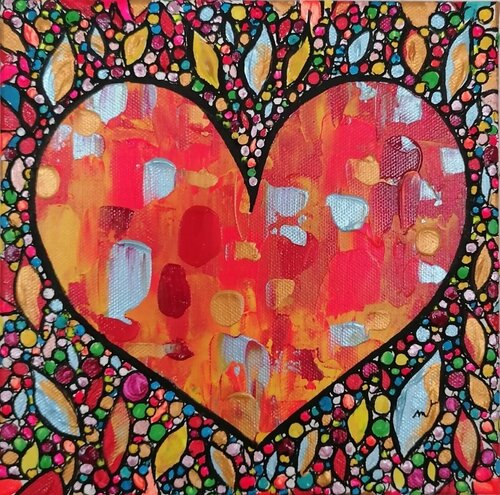 LOVE FOREVER by Christiane Martini, Painting for Sale on Select
