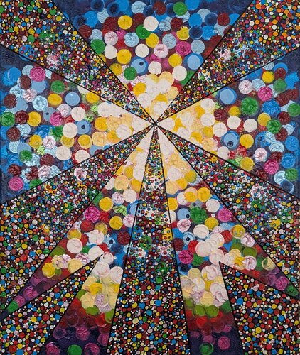 ONE POINT ONE WISH 2 by Christiane Martini, Painting for Sale on Select